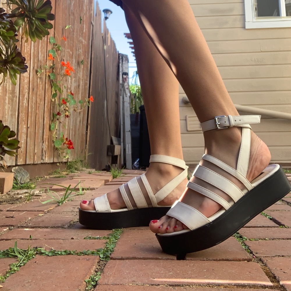 SOLD Strappy platform sandals